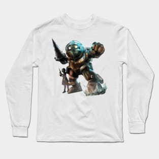 Big Daddy Bioshock Painting Long Sleeve T-Shirt